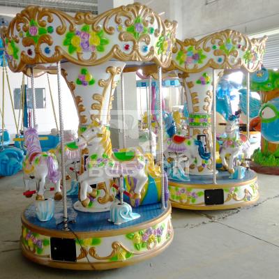 China Beston Amusement Rides Christmas Carousel 3 Persons Kids Carousel For Family for sale