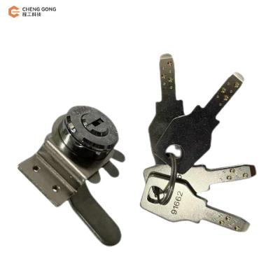 China ATM Machine Spare Parts OKI G7 G8 RG7 Lock And Key/Locks For False Doors Of The Operator Panel On OKI-G7 G8 for sale