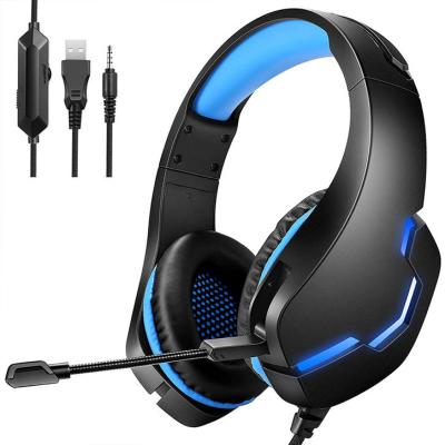 China Dropshipping GUAN GE Group of Ten Gamer RGB USB PS4 Headset Earphone with Mic Noise Canceling Gaming Headset for sale