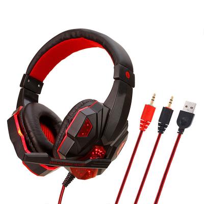 China Dropshipping GUAN GE SY830 Gamer Earphone USB 3.5mm Computer Game Wired Headset Earphone for sale