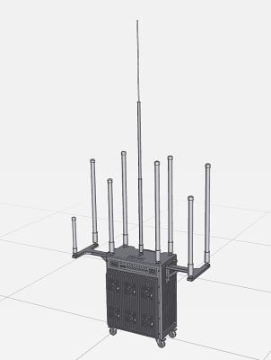 China De hoge Stoorzender 20MHz van het Veiligheids Militaire Signaal aan 6GHz-Frequentie Te koop