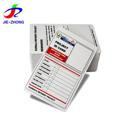 China Library/Hospital/School Student Employee Smart NFC RFID Waterproof/Waterproof Identification Chip Card Supplier for sale