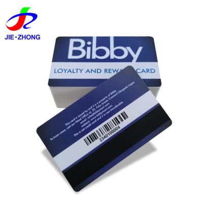 China Waterproof / Waterproof Professional Printing PVC Business ID Membership Barcode Custom Plastic Card for sale