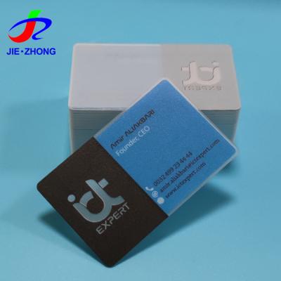 China High Quality Plastic Custom Printing PVC Luxury Plastic Name Business Card With Logo for sale