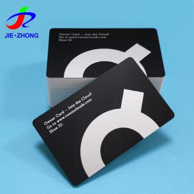 China Waterproof/Waterproof Printing Manufacture 0.76mm Thickness Healty Medical PVC Plastic Card Black Watch Warranty Cards for sale