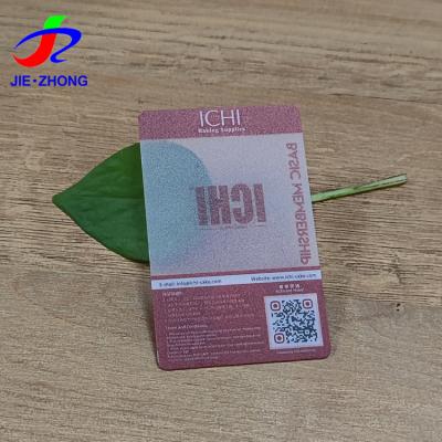 China Plastic Credit Card Size Custom Clear Frosted Transparent PVC Business Cards for sale