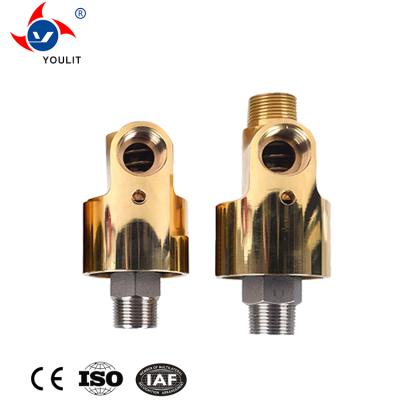 China High Speed ​​Water Rotary Joint External Cooling Water Screw Type Rotary Joint for sale