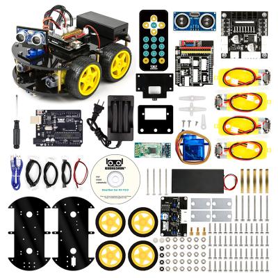 China Newest Project Robot Smart Car for UNO Kit Project Smart Robot Car Intelligent Kit and Educational Toy Car for Kids for sale