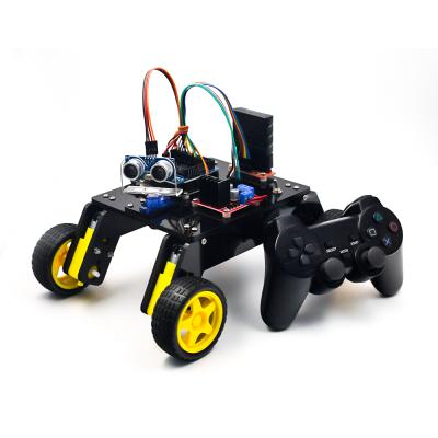 China Battery Operated Remote Control Smart Toy DIY Robot Car Kit For STEAM Education for sale