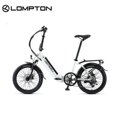 China 2022 Hot Sale Aluminum Frame 2022 Electric Bicycle 36V 250W 460Wh 7 Speed ​​LCD Display Vintage Ebike 20 Inch Electric Ebike for sale