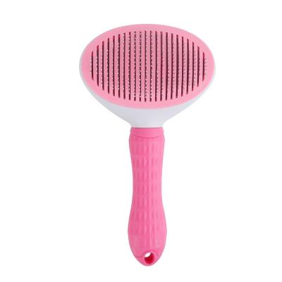 China Popular Factory Wholesale Pet Brush Pet Comb Stainless Steel Cat Hair Remover Grooming Cleaning Tools for Cats for sale