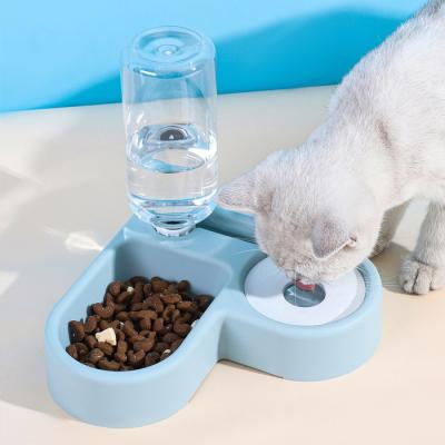 China Factory Wholesale Non-automatic ABS+Plastic Factory Wholesale High Quality Pet Food Slow Water Set Pet Bowl for sale