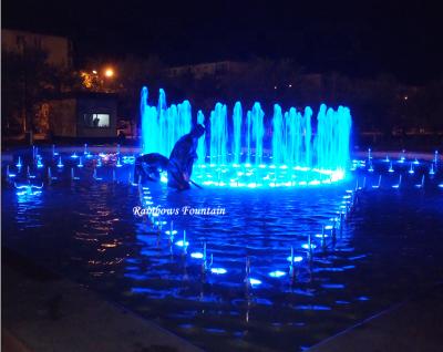 China Modern indoor LED programmed light or garden water fountain decoration for sale