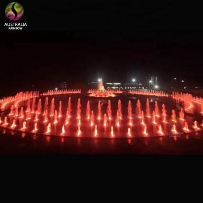 China Modern Large Square Decorative Water Show Stainless Steel Fountain Musical Dancing Child For Outdoor Interaction for sale