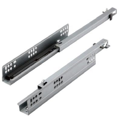 China Modern push to open single extension drawer slides 04B.01.003 undermount drawer slides for sale