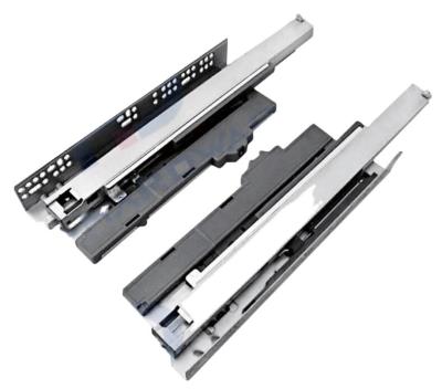 China Undermount 04B.01.005 full open soft closing push extension push open soft closing synchronous drawer slides for sale