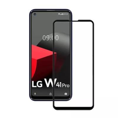 China 2.5D Curve Rounded Edge Glass Tempered Glass Screen Protector For LG W41 Plus Pro Anti-scratch 2.5D Film Full Coverage Silk Glass Mobile Phone for sale