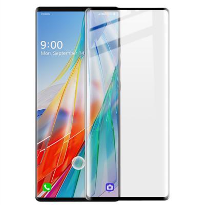 China 3D Curved Full Cover Edge Glue High Quality 3D Curved Full Cover Tempered Glass Screen Protector For LG Wing 5G Velvet G5 G8 V40 V30 G9 3D Glass for sale