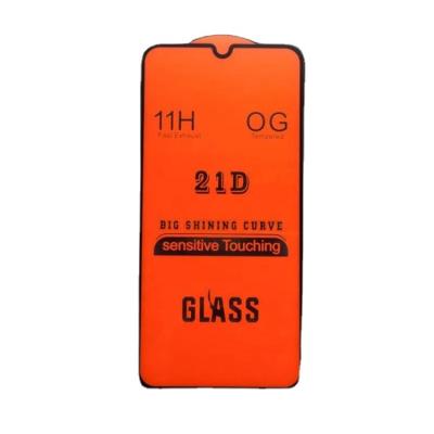 China High Quality 21D Tempered Glass Screen Protector 21D Mica Vidrio Templado Para Celular Full Glue Tempered Shockproof Phone Screen Glass 21D Protector For Xiaomi Infinix Tecno for sale