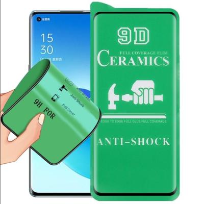 China 360Â ° Unbroken edge 3D flexible film curved anti explosion 9D 100D clear ceramic screen protector for OPPO Reno 6 5 4 pro Realme X7 pro for sale