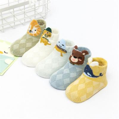 China New QUICK DRY Baby Animal Socks Combed Toddler Cute Newborn Mesh Breathable Cotton Ankle Kid Socks for sale