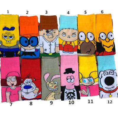 China Wholesale Good Quality Custom Made Funny Cotton QUICK DRY Cartoon Fashionable Women Men Socks for sale