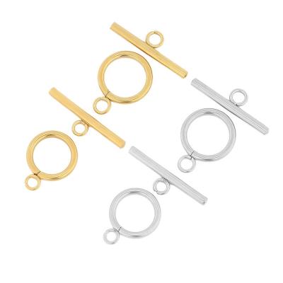 China DIY Jewelry Making Accessories Necklaces Connectors Bracelets Hook Open Accessories Stainless Steel OT Clasp For Jewelry Making for sale