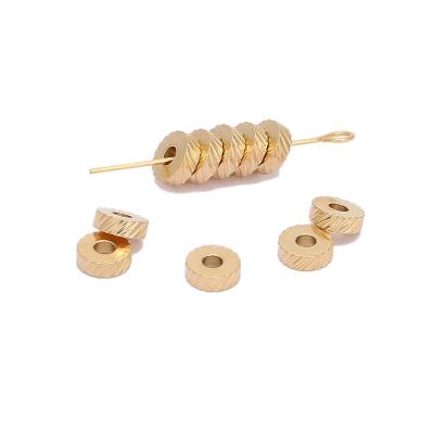 China DIY Jewelry Making Accessories Stainless Steel Gold Plated Spacer Beads Charms For DIY Jewelry Bracelet Making Necklace Findings Supplies Accessories for sale