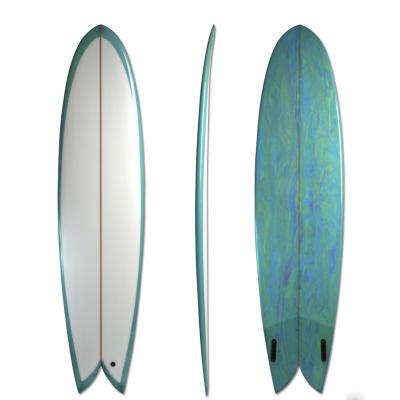 China Epoxy Retro Fish Unisex Shortboard Fun Mini Eps Surfboard for sale