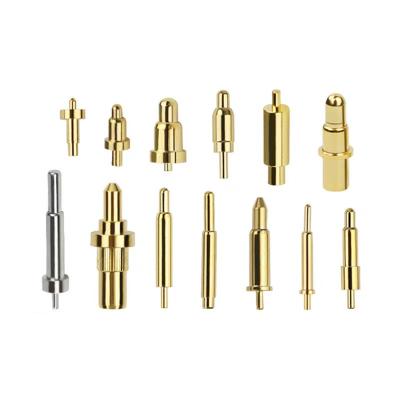 China Factory direct sale factory direct gold contact test probe brass electronic male connector for sale