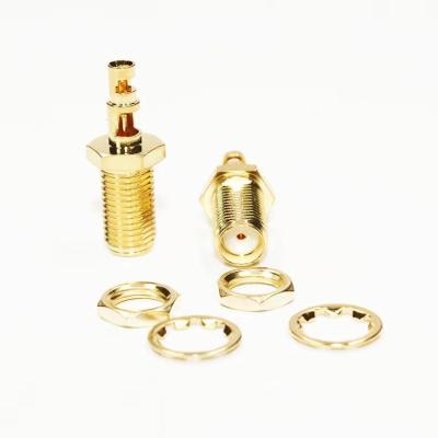 China Factory Direct Sale Bnc SAM Female Jack Straight Connector to BNC Jack RF Female Coaxial Connector for sale