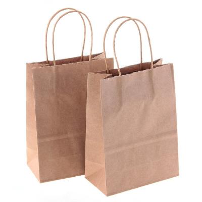 China Recyclable Kraft Paper Food Coffee Take Away Bag Fashion Shopping Bag Multicolor Gift Packaging Bags for sale