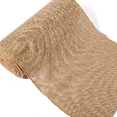 China Eco-Friendly Eco-friendly Decorative Advertising Hessian Burlap Table Runner Burlap Fabric for sale