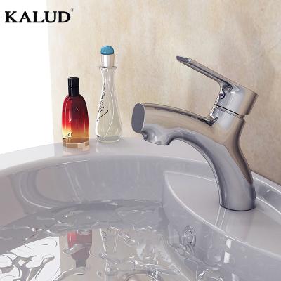 China High Grade Faucets Chrome Color Single Hole Handle Brass Faucet Single Hole Metered Single Basin Faucets Water Basin Faucets for sale