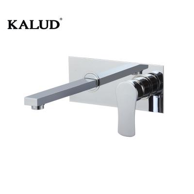 China Metered Faucets Wall-hidden Water Faucet Good Quality Chrome Handle Brass Faucet Single Basin Tap Water Taps for sale