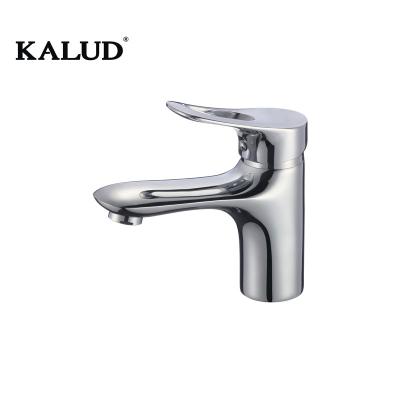 China Good Quality Chrome Color Single Hole Single Handle Faucet Water Basin Metered Zinc Alloy Faucets Faucets Water Taps for sale