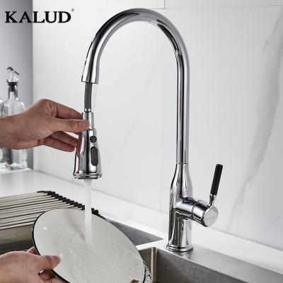 China Good Quality SS Single Hole Stainless Steel Handle Single Tap Water Modern Kitchen Faucets Hose Faucets for sale