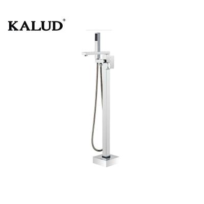 China With Slide Bar Bathroom Floor Bath Faucet Tub Water Faucet for sale