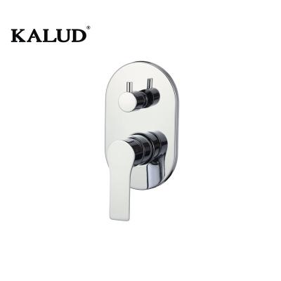 China Without Slide Bar Bathroom Shower Faucet Brass Body Chrome Body Modern Faucet Mixer Tap Wall Mounted for sale