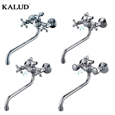 China Without Slide Bar European Style Wall Mounted Thermostatic Mixer Taps Exposed Shower Mixer Bathroom Faucets With Bathroom Shower Head for sale