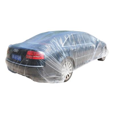 China 100% Water Resistant Car Cover Full Cover Old Plastic Cover Waterproof Transparent for sale