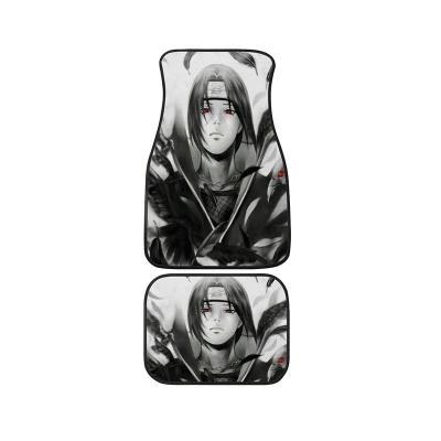 China Easy Cleaned Supplies Rose Skull Floor Mats Anime Tokyo Ghoul Car Front And Back Pads Customization for sale