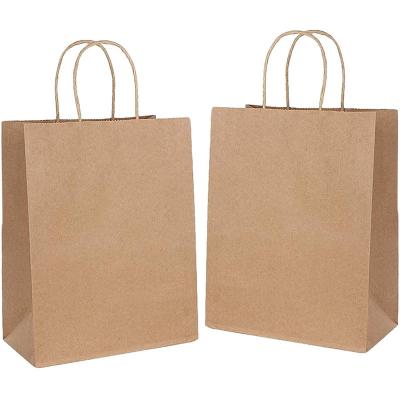 China Picnic Time For Grocery Snacks Birthday Party Wedding Caterers Pack Tote Bags Kraft Paper Lunch Bags for sale