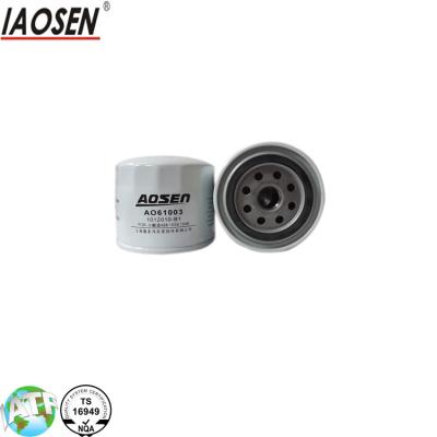 China ISO/TS 16949 registered automobile oil filter for cummins oil filter JX0805D for sale