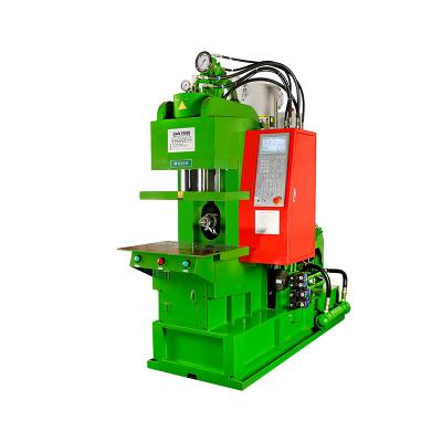 China VERTICAL 55 Ton Slipper Sandal Pen Syringe Machinery Price List Vertical Injection Molding Machines Plastic Basketry Molding Machine for sale