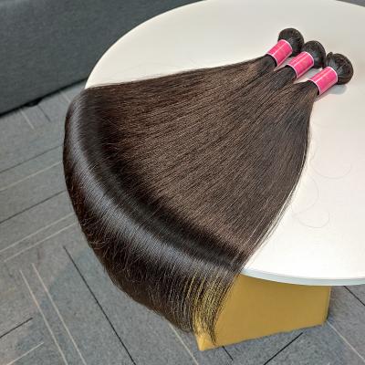 China Wholesale 10A Silky Straight Raw Indian Virgin Human Hair Wave Cuticle Aligned Hair Bundles for sale