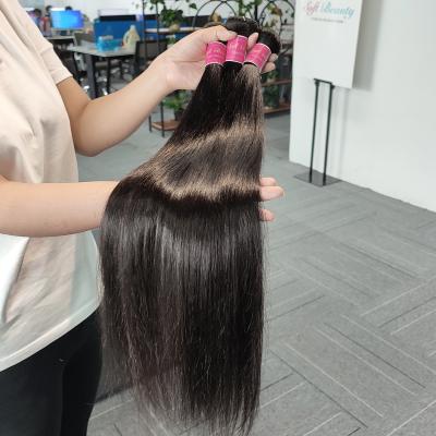 China Silky Straight Wave 10A Grade Unprocessed Mink Virgin Cuticle Aligned Brazilian Hair Bundles for sale