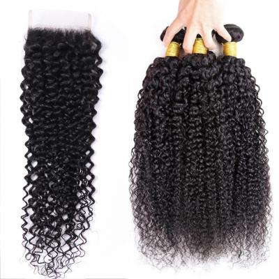 China Deep Wave Hunan Hair Bundles Curly Malaysian Virgin Human Hair Cheap Virgin Hair Vendors With Closure for sale