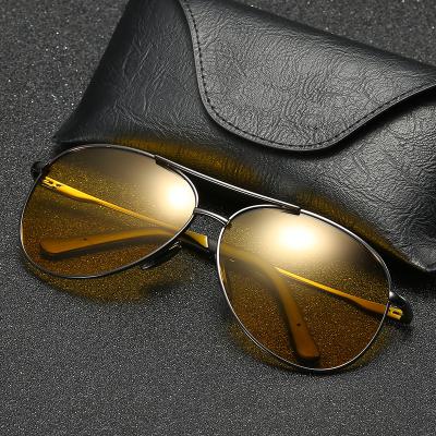 China High Quality Luxury Fashion Sunglasses Men Metal Frames Shades Polarized Sun Glasses Sun Glasses for sale