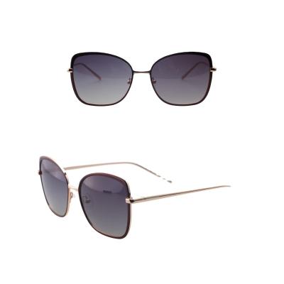 China Fashionable metal sunglasses with popular styles polarized by eyewear category high quality of a lens for sale